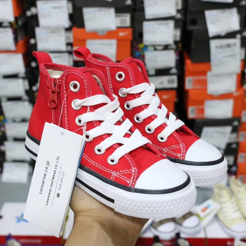 Classic Converse zipper high-top children_s canvas shoes children_s shoes 22-35-3cf0366a